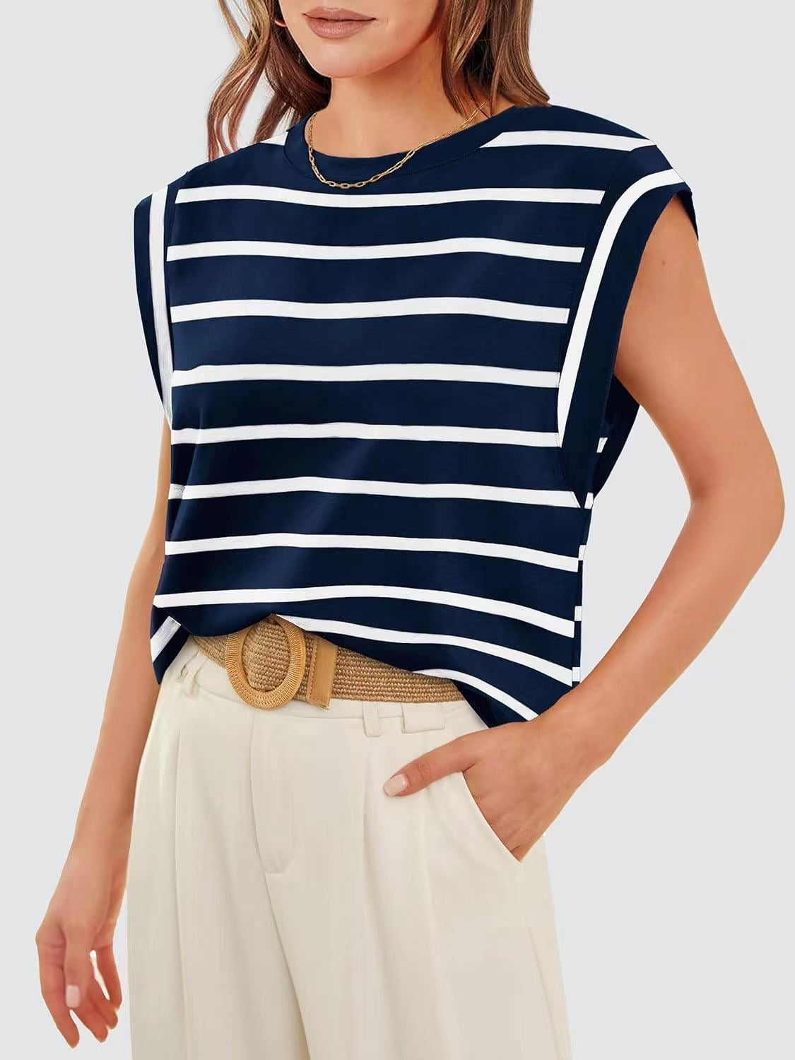 0086 Blusa marinera o musculosa
