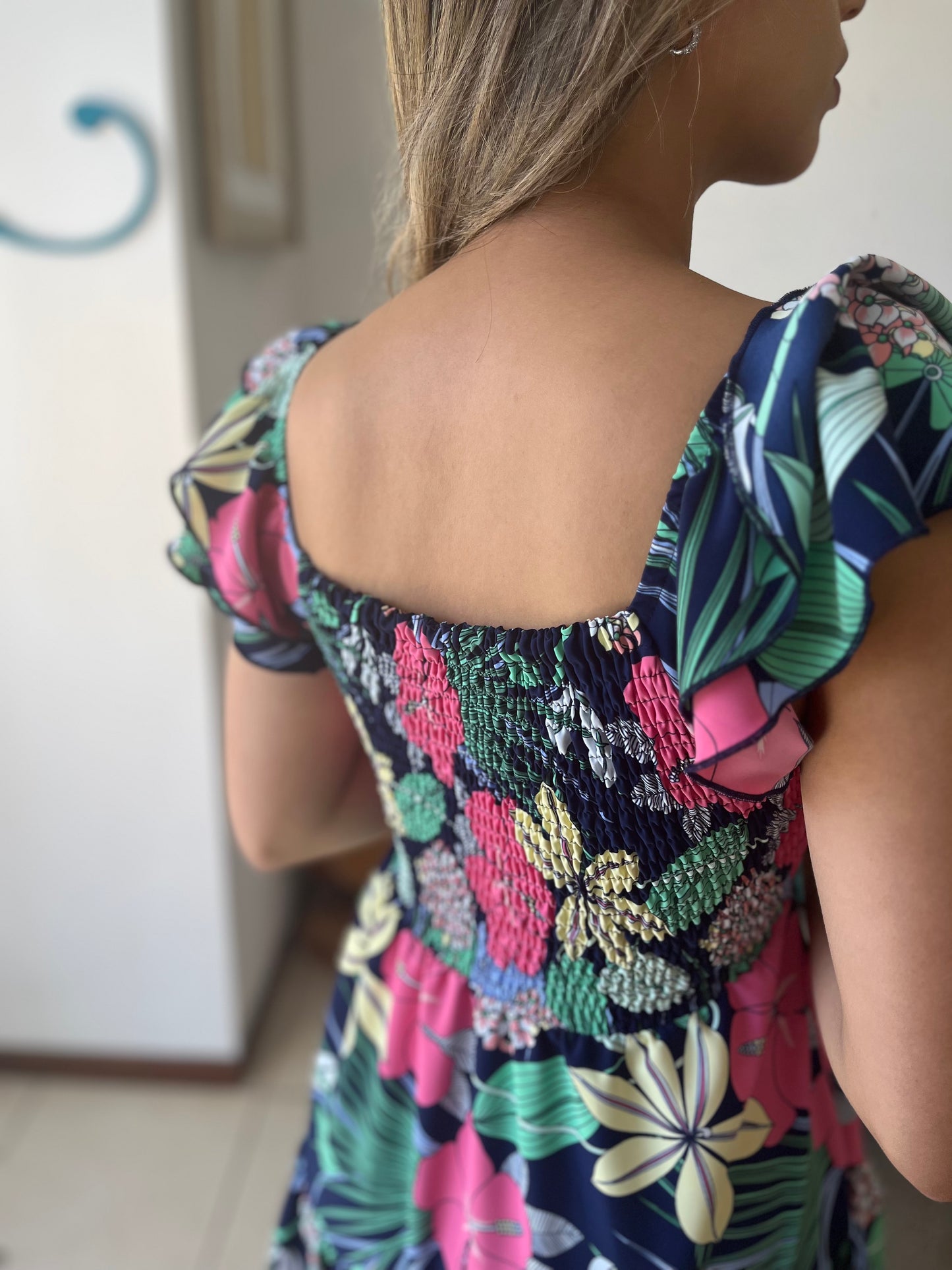00807 MIDI Dress Sofi Reversible