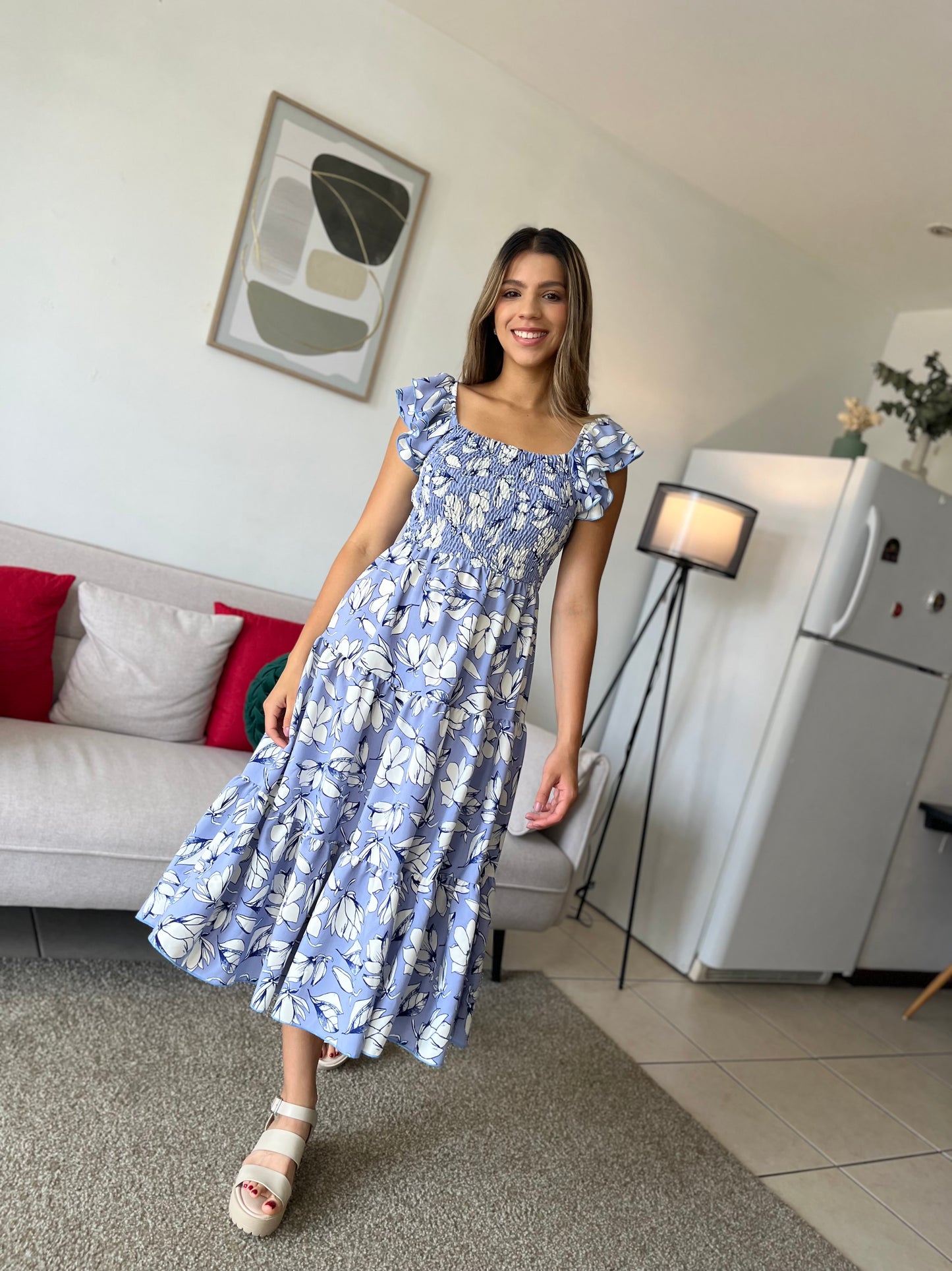 00510 MIDI Dress Alberta Celeste