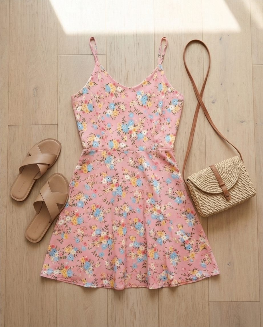 00011 Vestido espalda intervenida floral