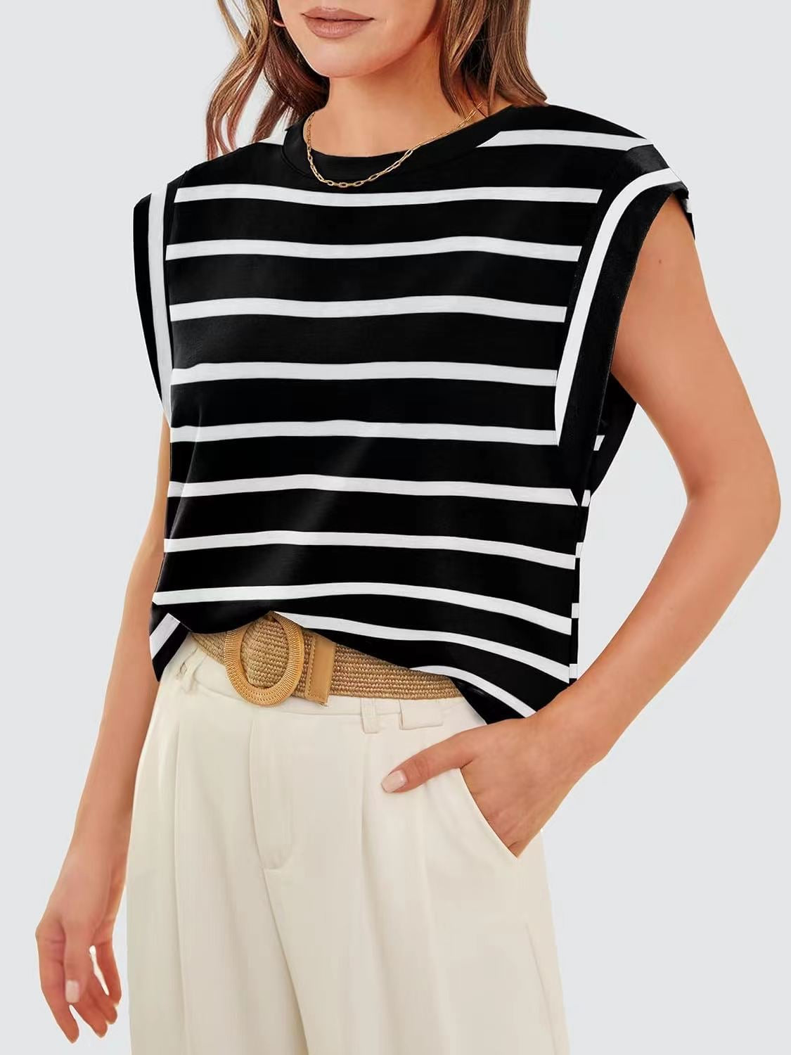 0086 Blusa marinera o musculosa