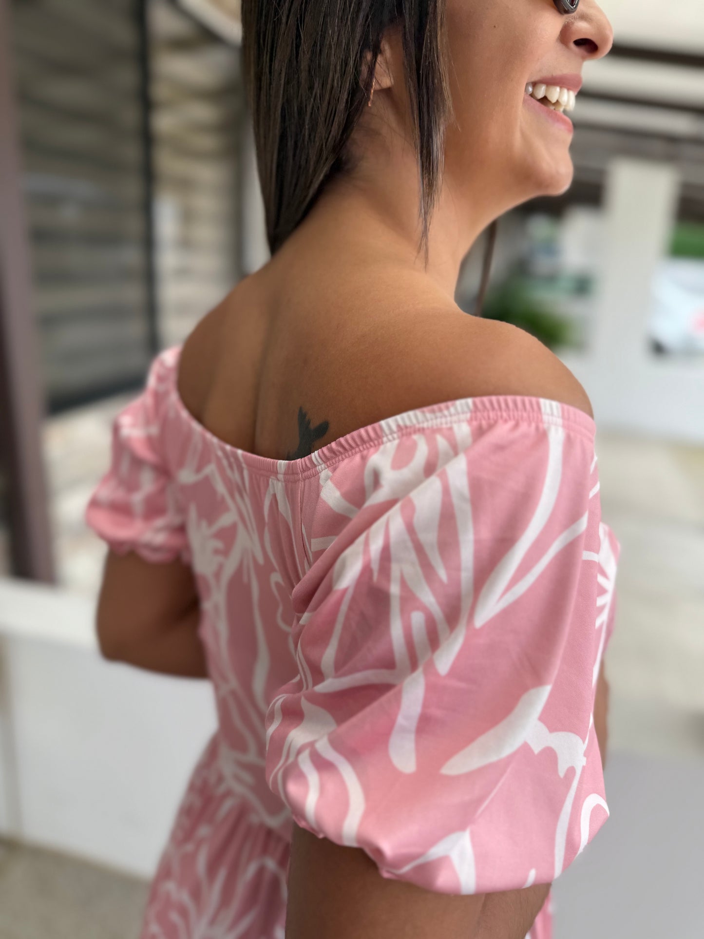 /336 Maxi Vestido Nela Rosado