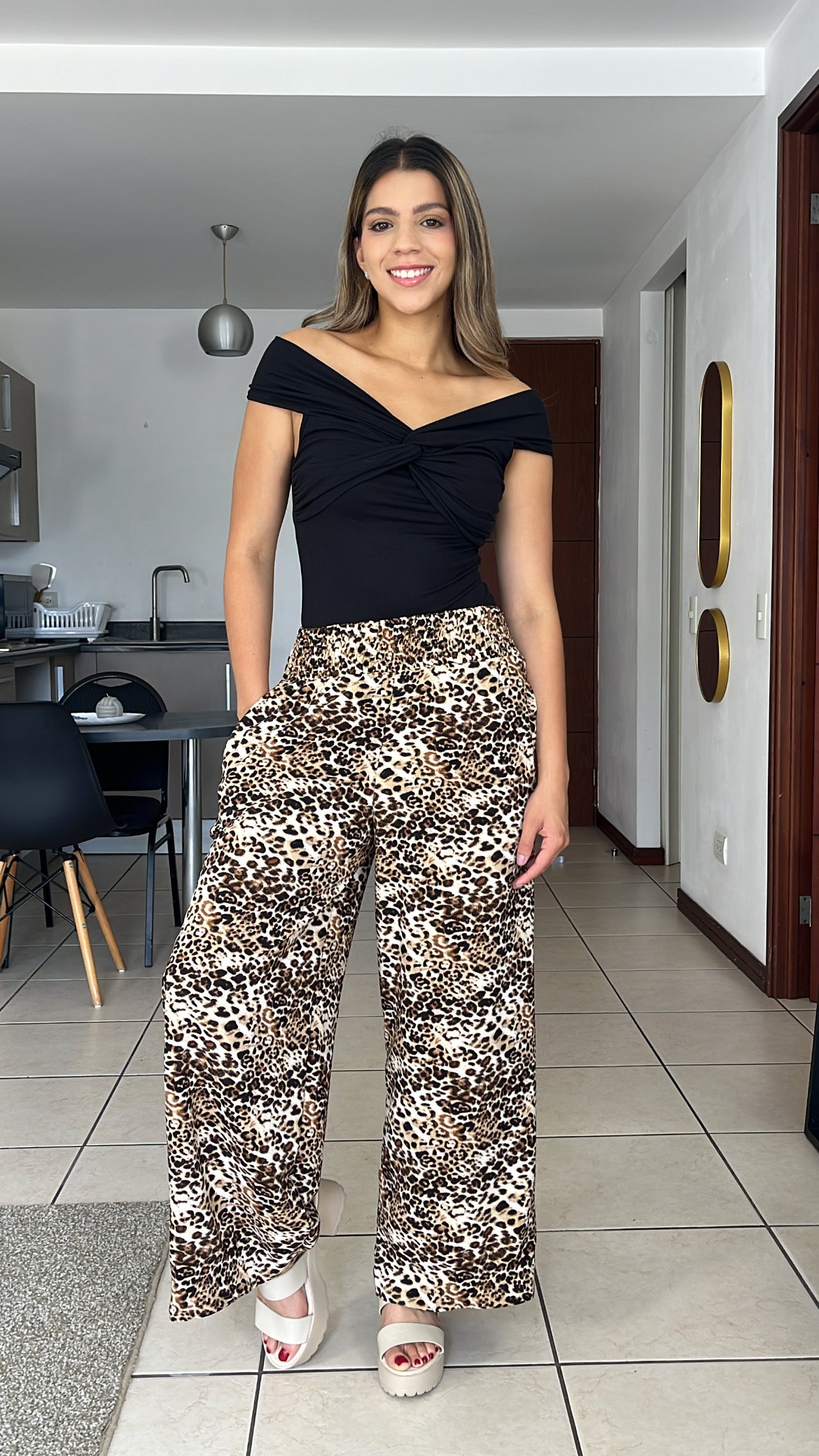 00700 Palazzo Animal Print