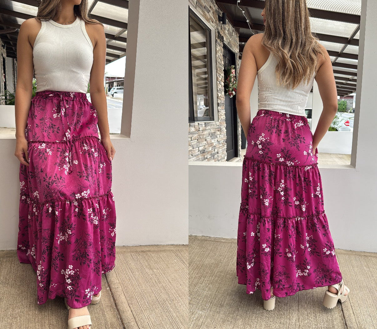 00712 Maxi Falda Inquieta Violeta