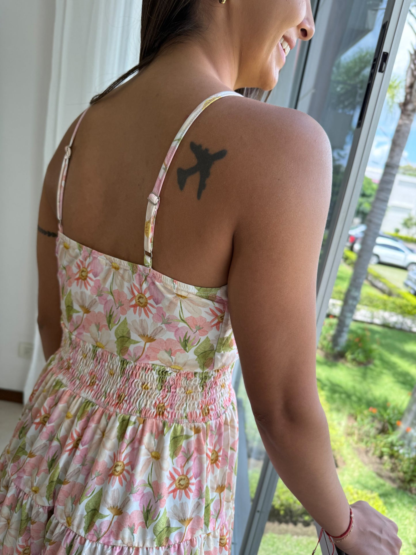/337 Vestido Tirantes Floral Micaella
