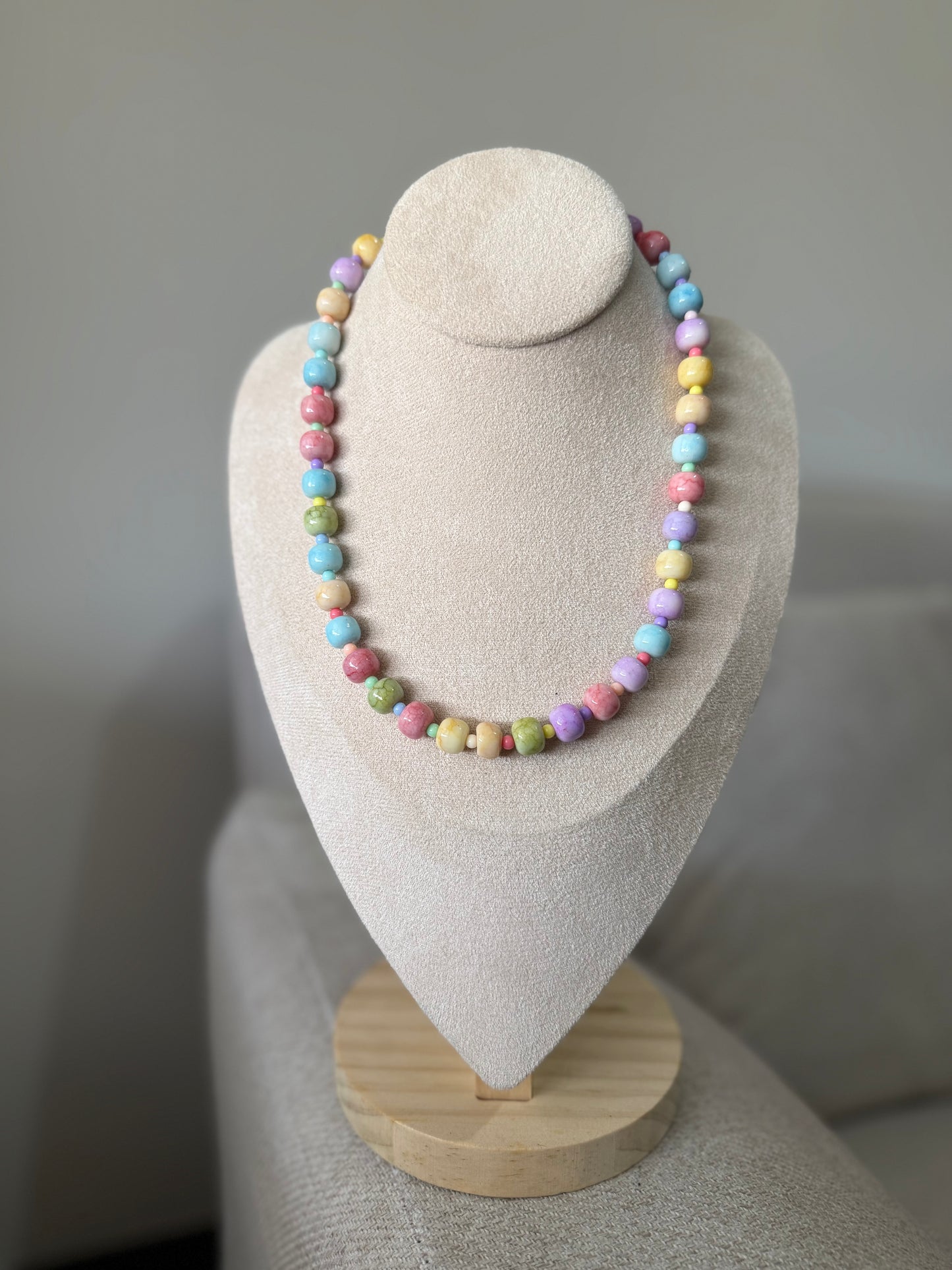 00041 Collar multicolor cristales