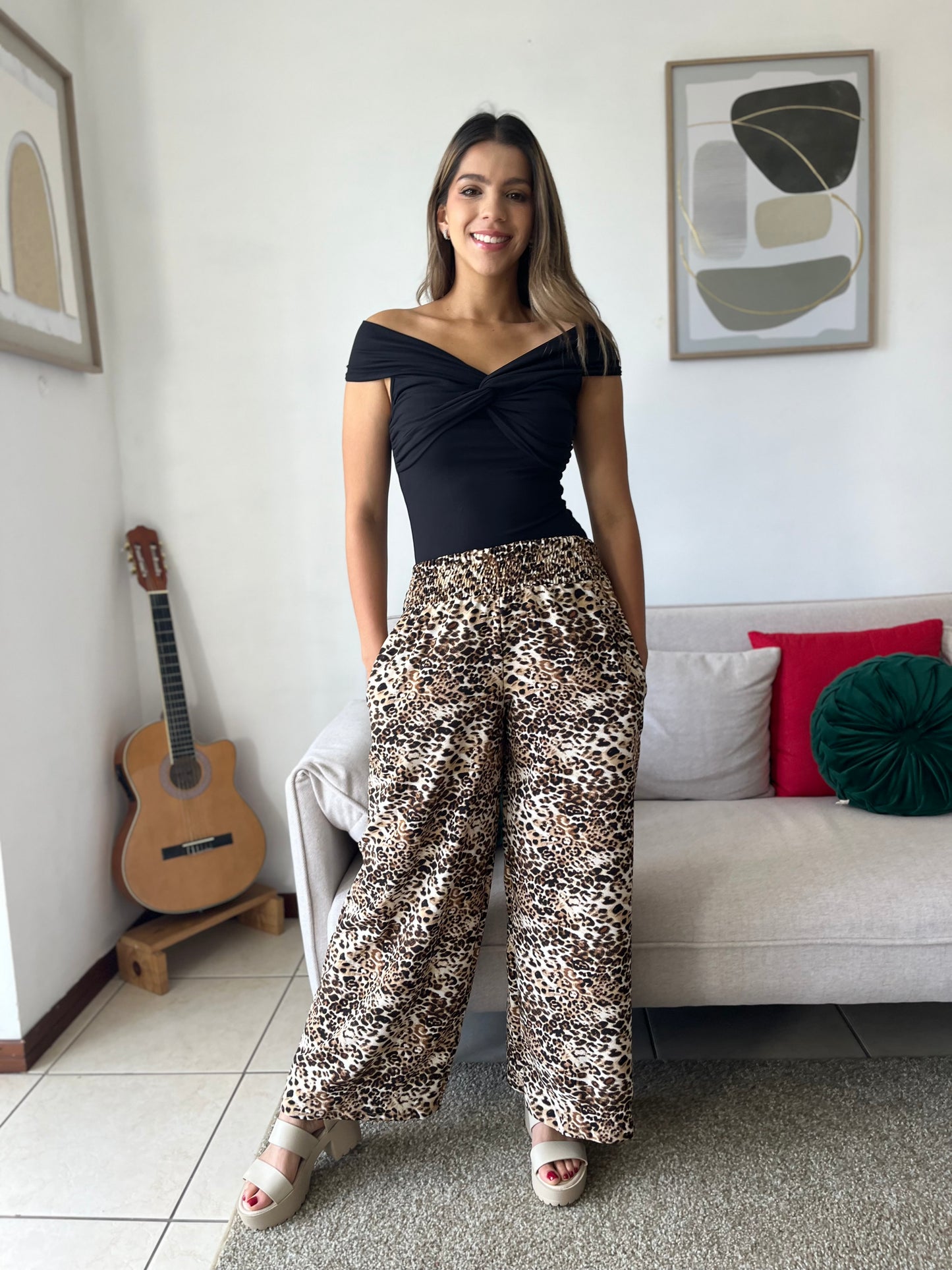 00700 Palazzo Animal Print