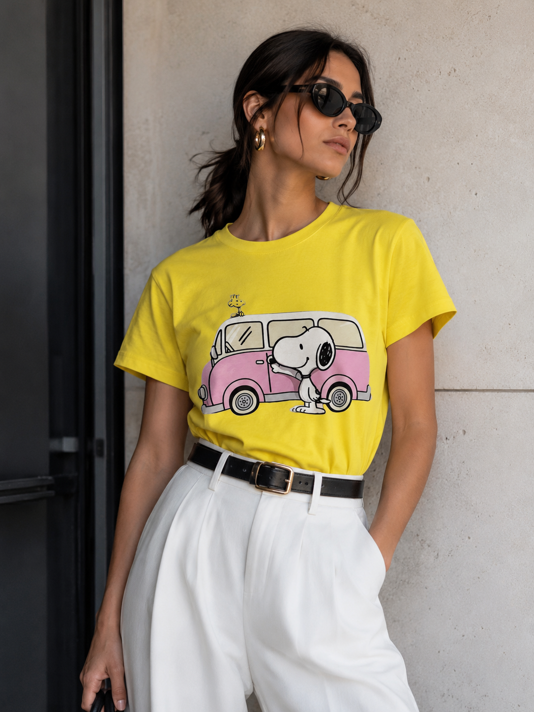 00553 Blusa Snoop Amarilla