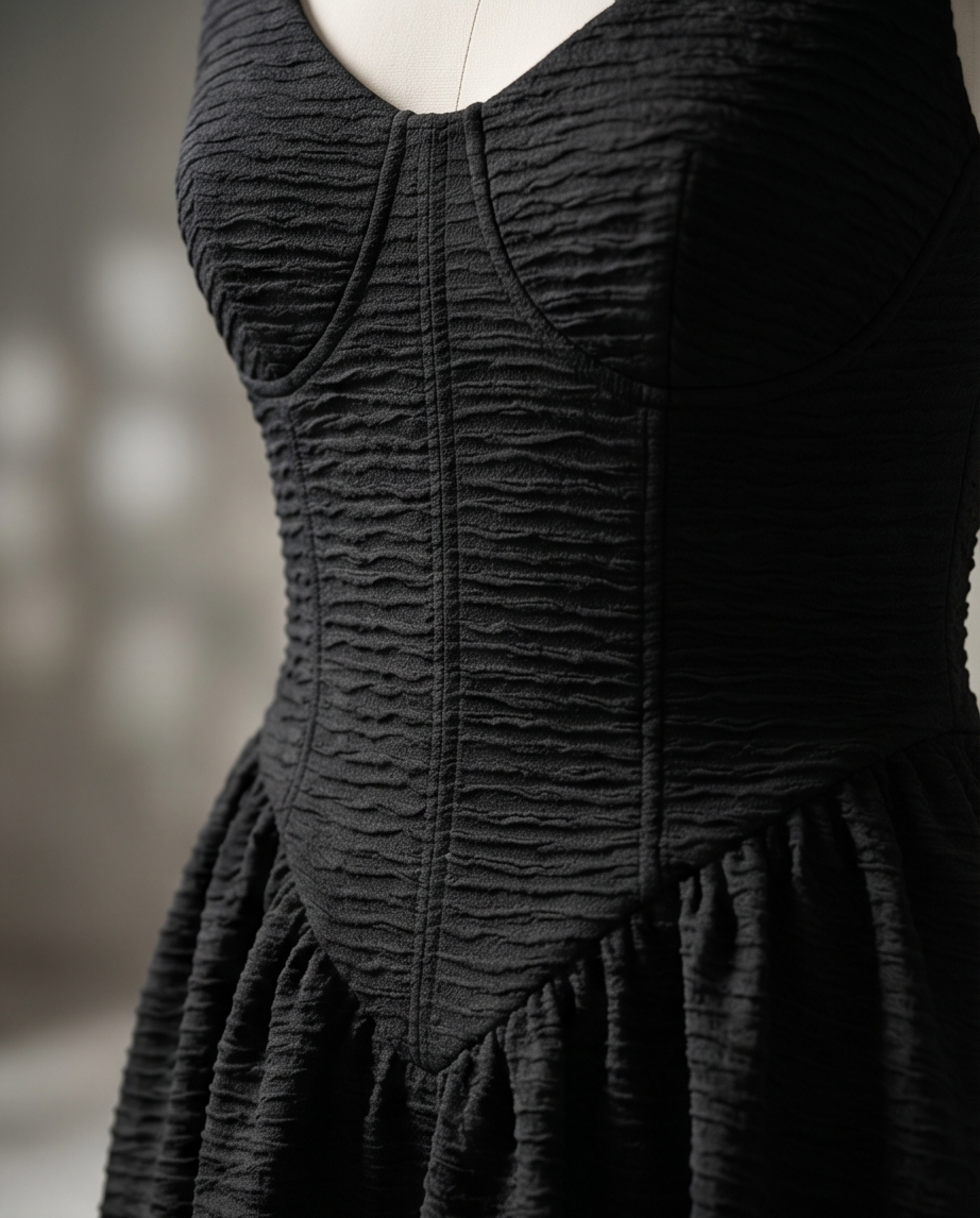 00501 Vestido Negro Mokaccino