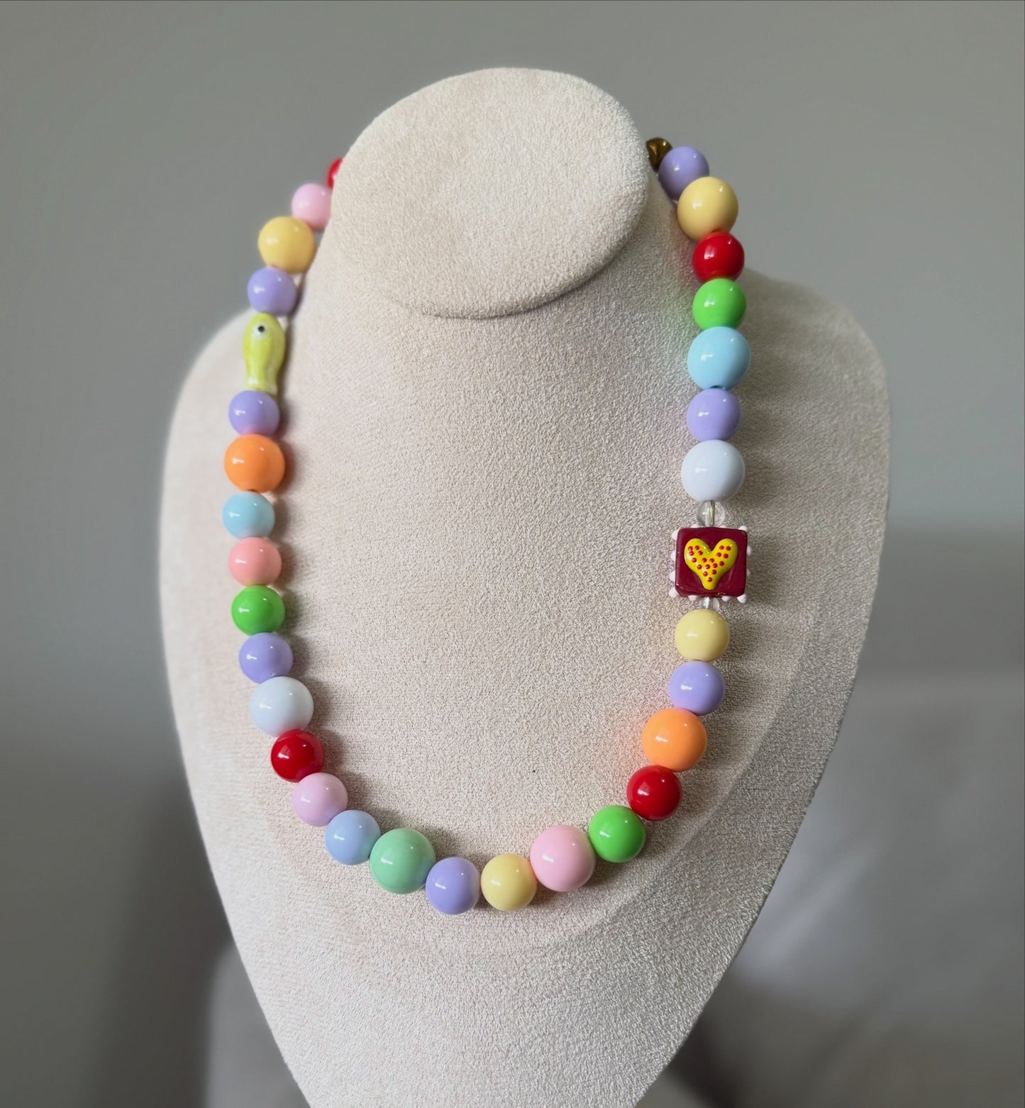00041 Collar multicolor murano