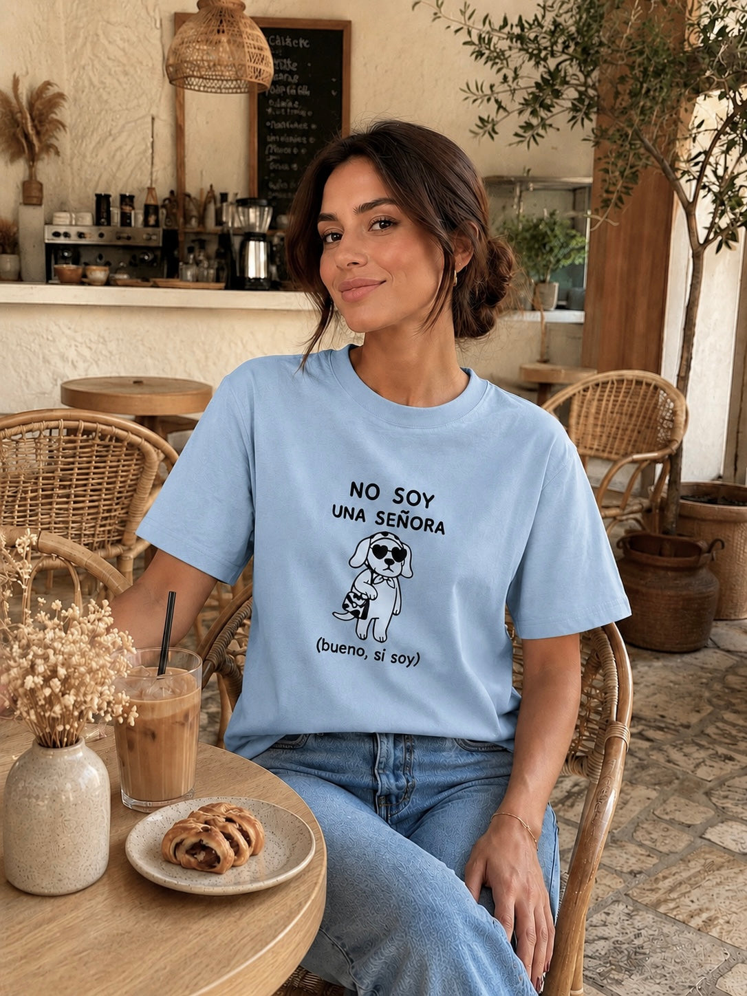 00563 Blusa No Soy Una Señora 🩷 ( tela gruesa )