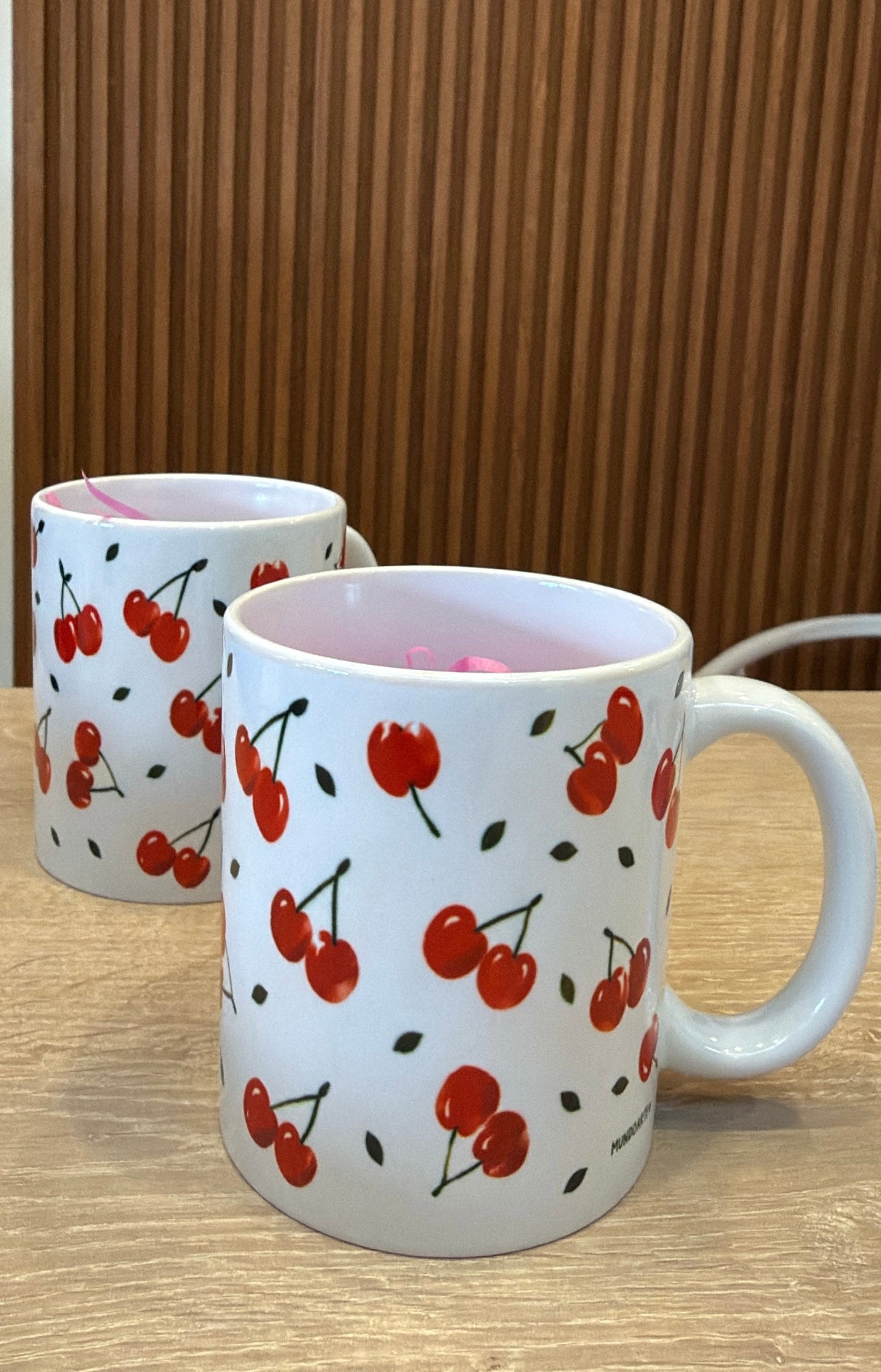 00587 Taza Cerámica Cerezas