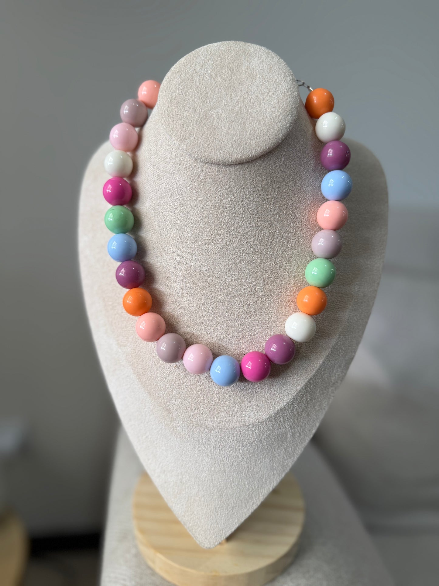 00038 Collar Bubblegum Grande Colores