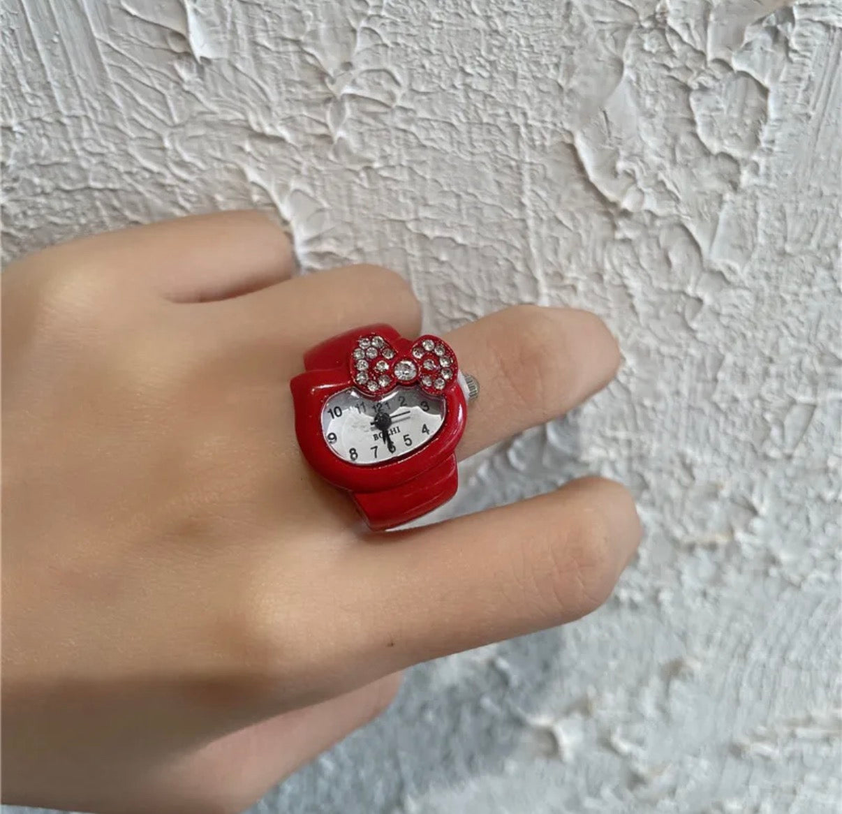 00192 Anillo Reloj Kitty ❤️