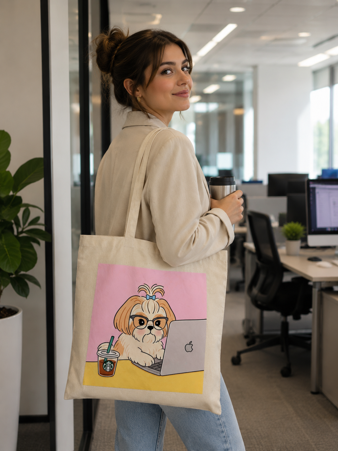 00380 Tote Bag Perri Starb ( tela gruesa )