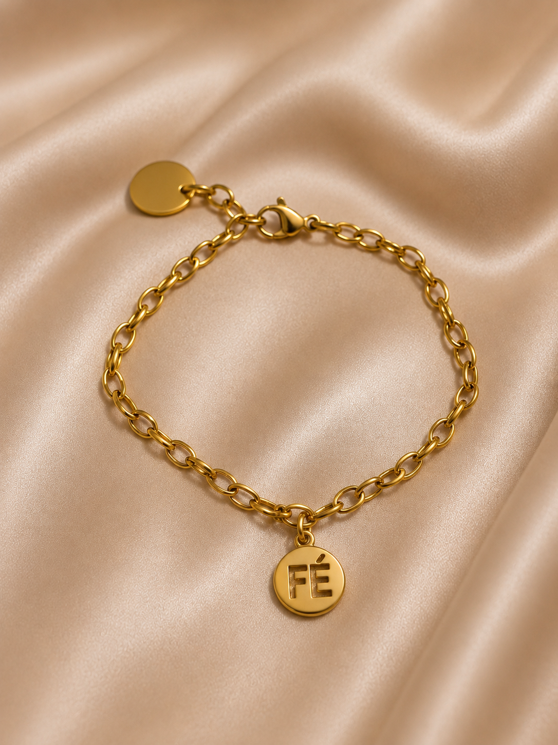 1032 Pulsera FÉ Acero Inoxidable