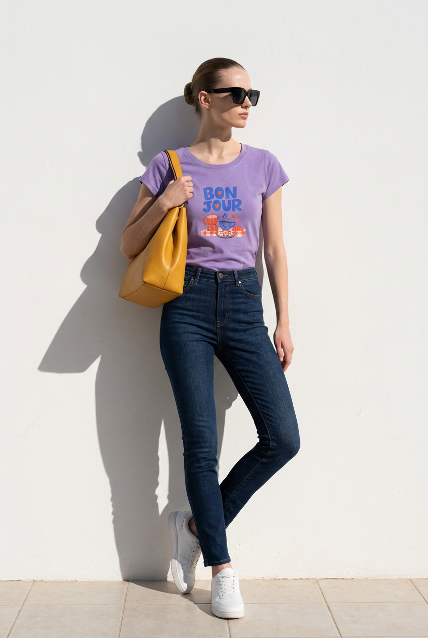 00591 Blusa Bonjour Lila