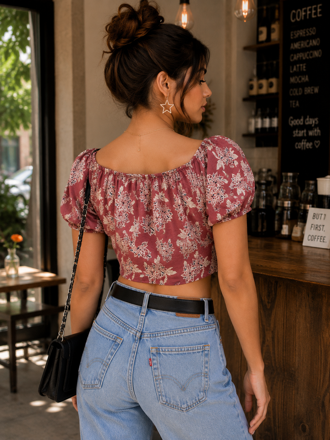 00718 Crop Top Monterrosa Rosa Oscuro