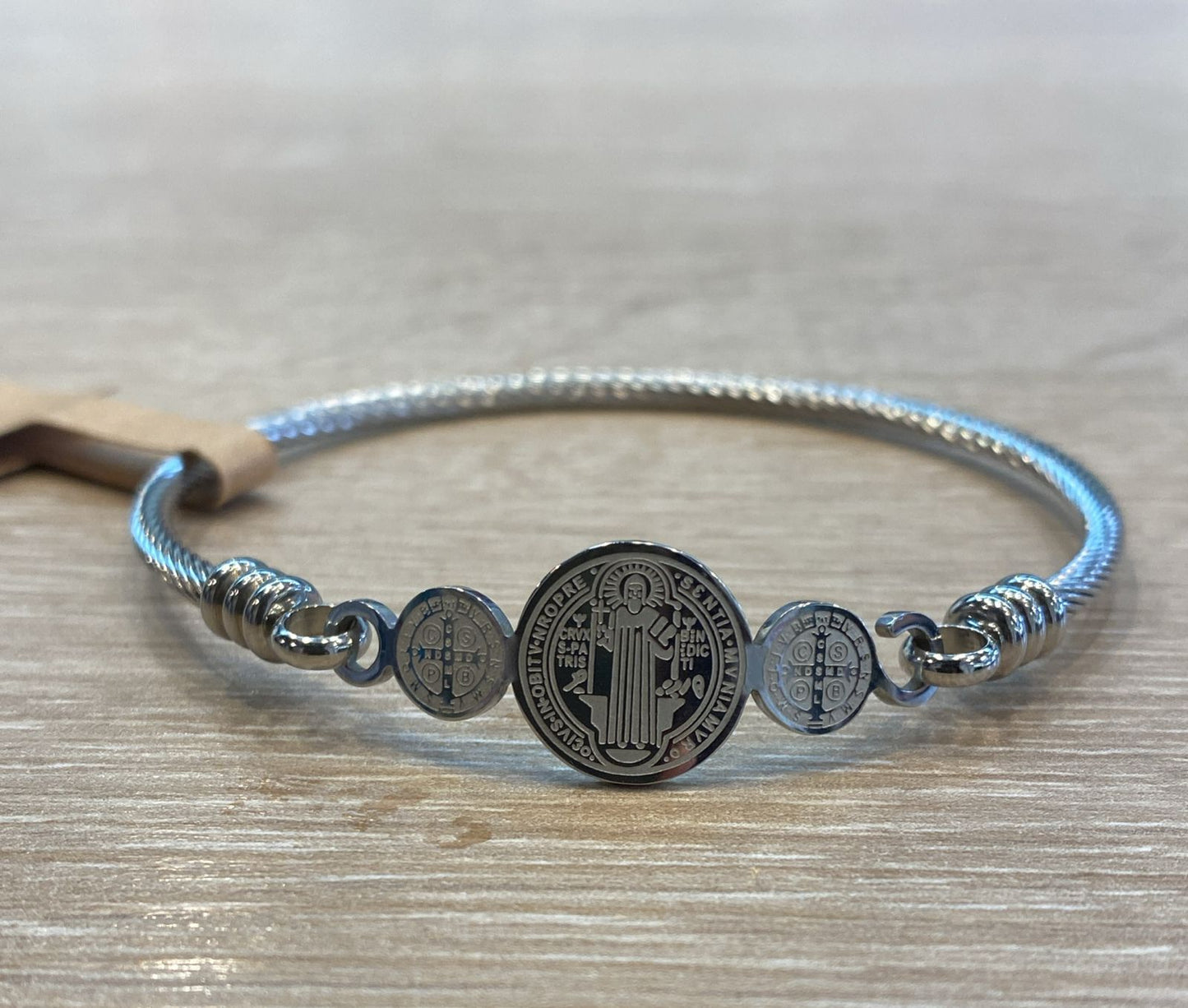00103 Brazalete San Benito Acero Inoxidable