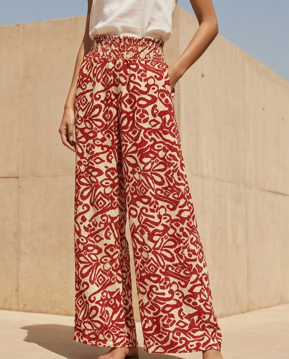 00744 Palazzo Jolie Beige y Rojo