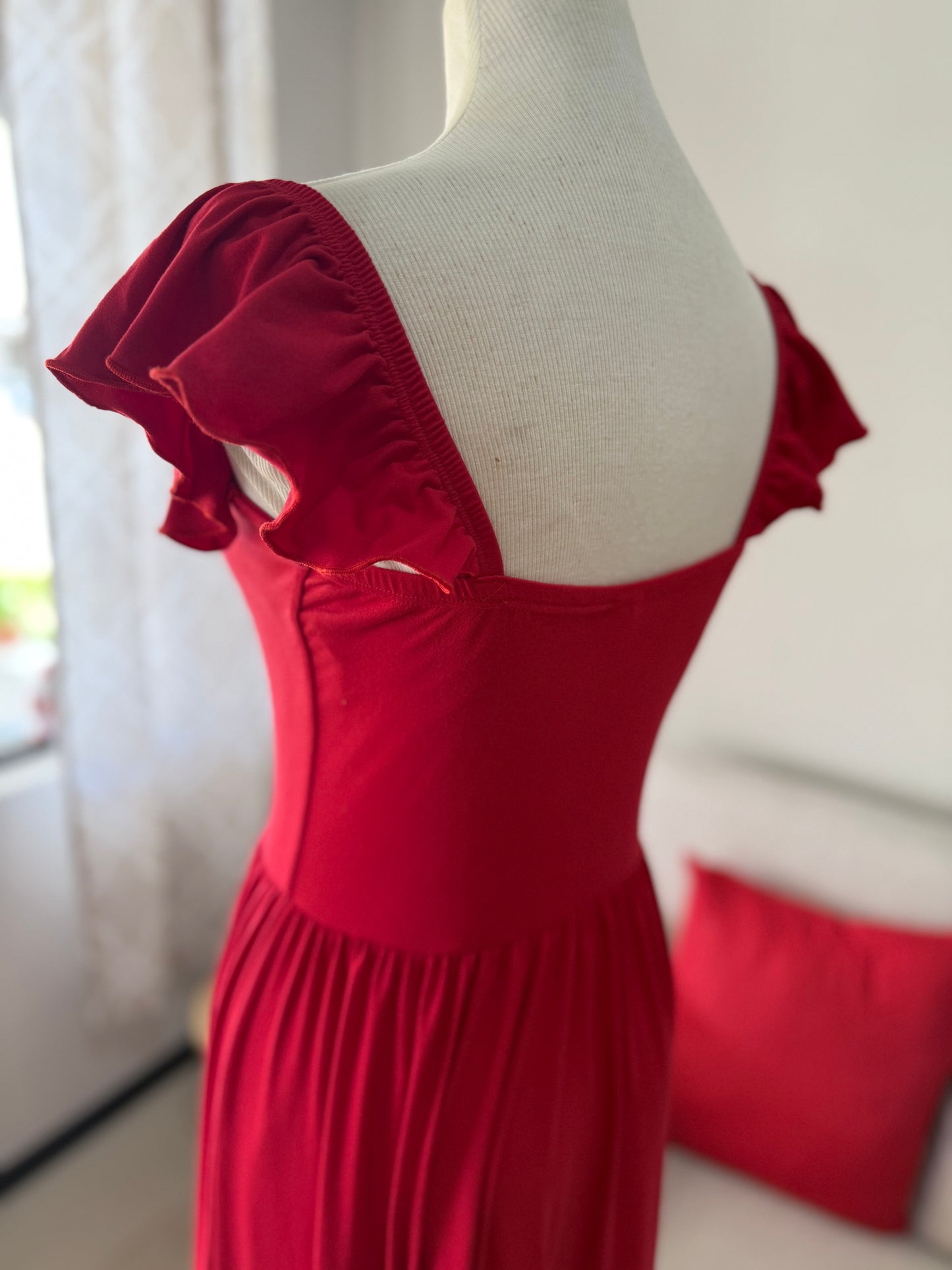 00106 Maxi Dress Rojo Eva