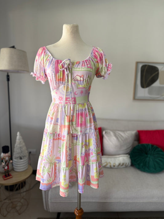 00716 Vestido Inquieta Retro Mood