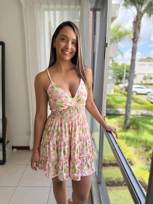 /337 Vestido Tirantes Floral Micaella