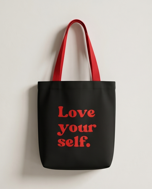 00602 Bolso HD Love Your Self ( negro )