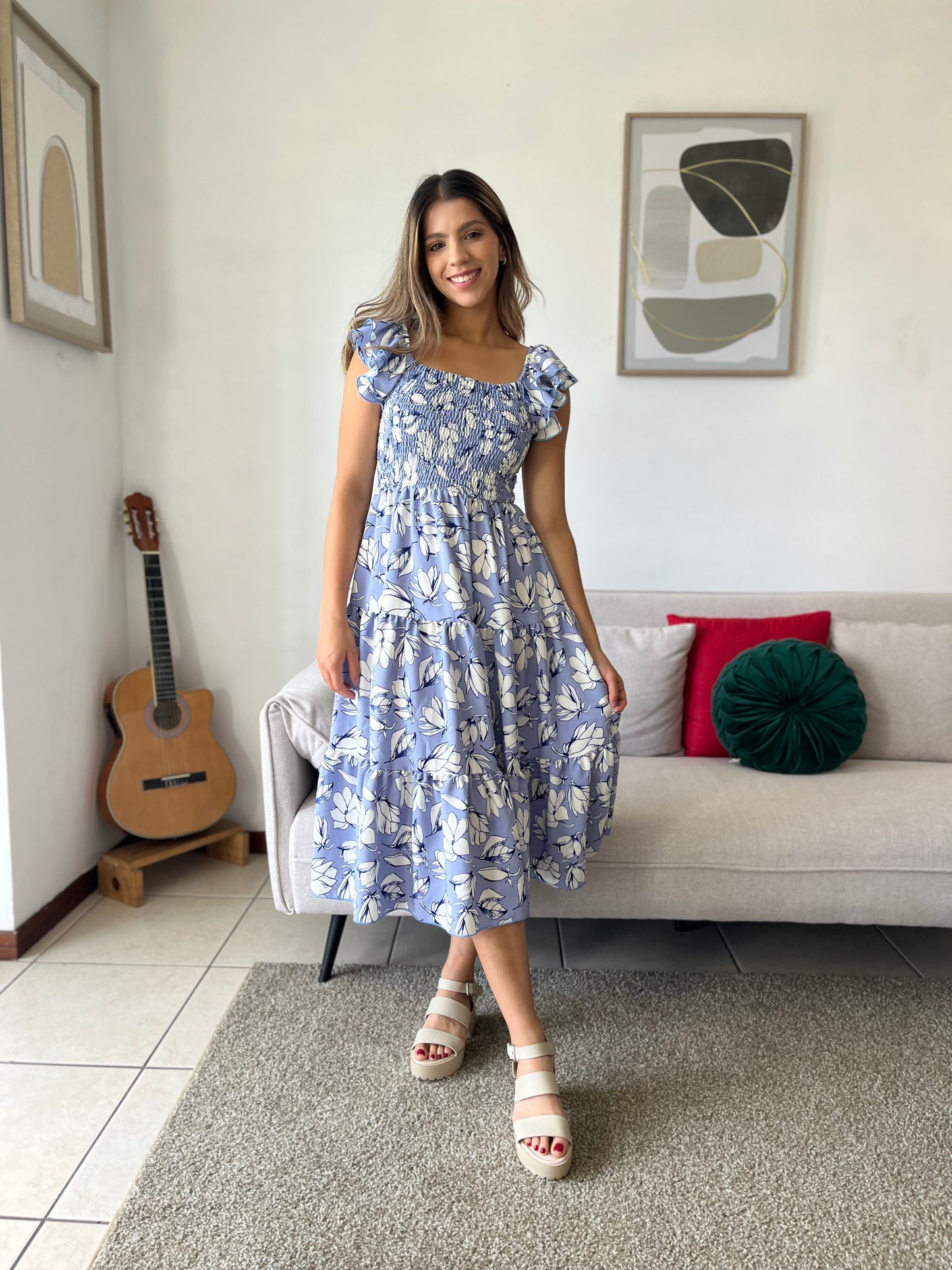 00510 MIDI Dress Alberta Celeste