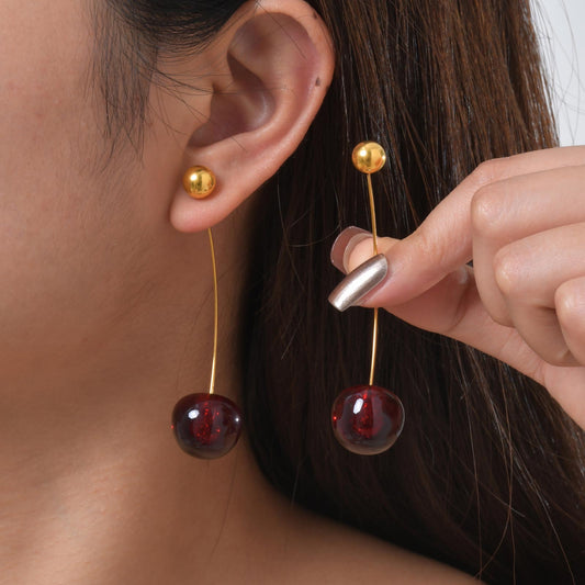 00152 Aretes Cherry Acero