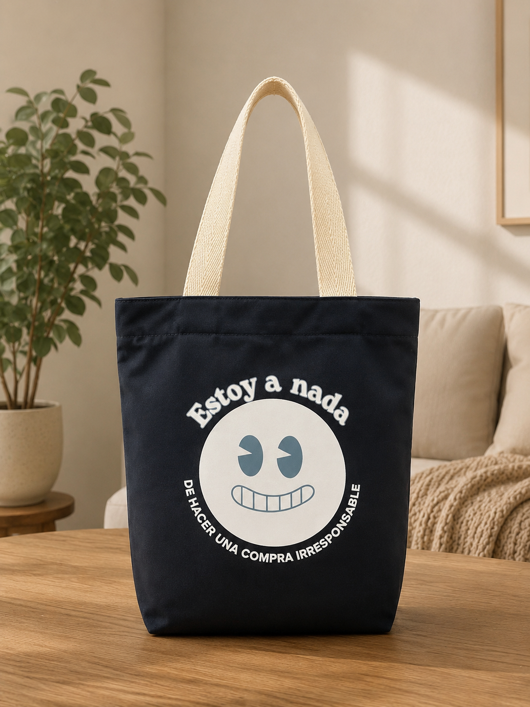 00602 Bolso HD Estoy a Nada Microfibra