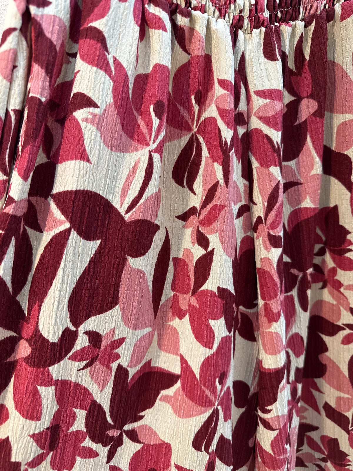 00756 Palazzo Jolie Floral Tonos Rojos / Rosados