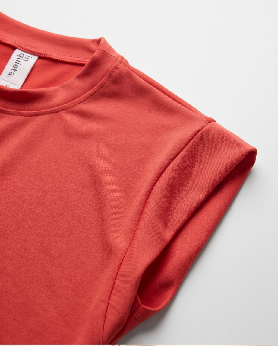 00102 Blusa Mindi Color Coral
