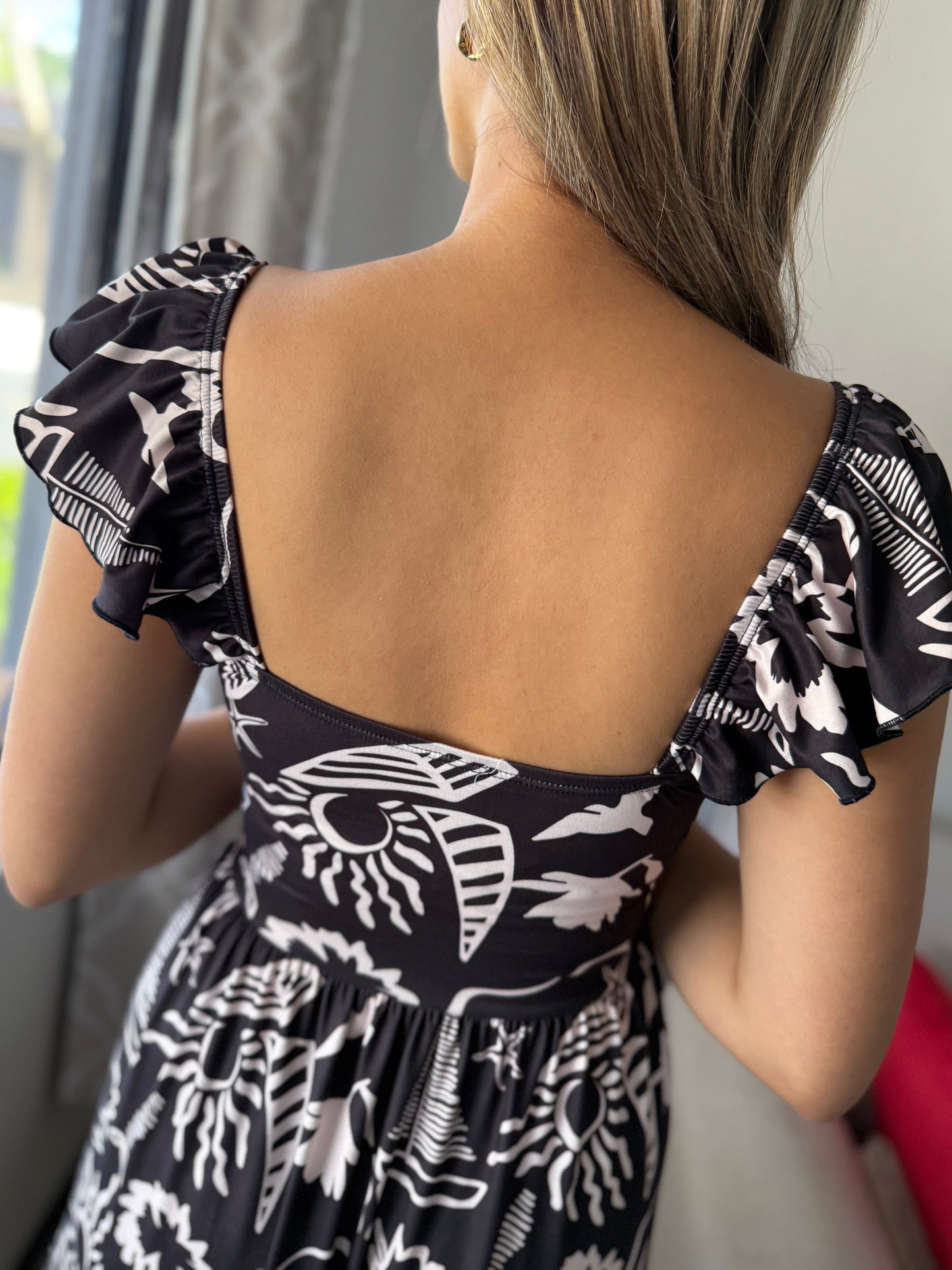 0038 Maxi Eva Floral Negro