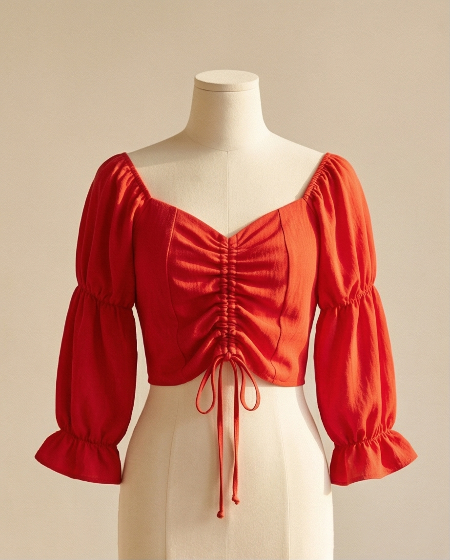 13 Blusa Villela Roja IN
