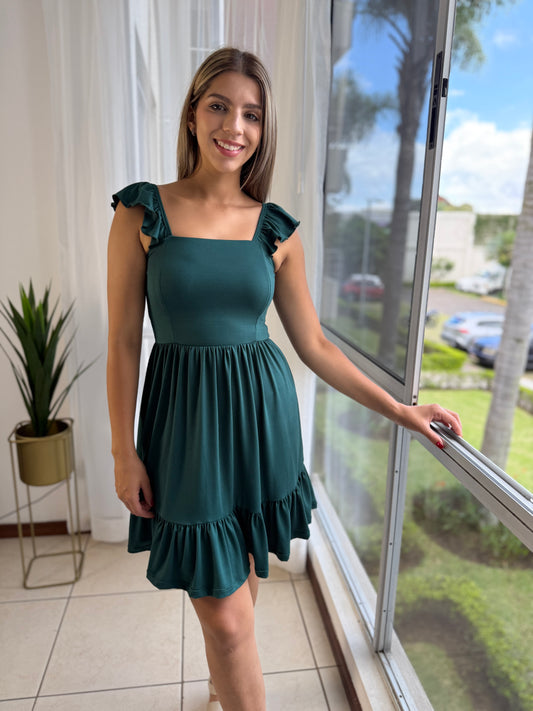 /337 Vestido Esmeralda Corto
