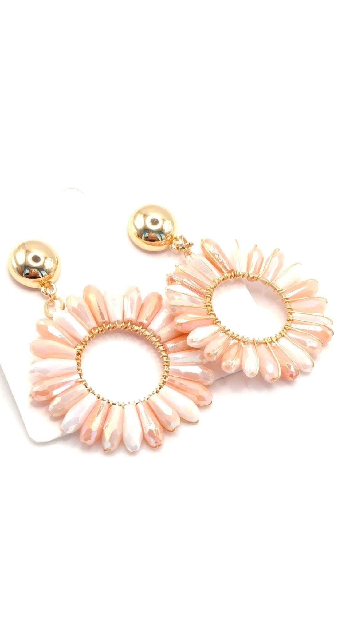 00027 Argollas Cristal Colores