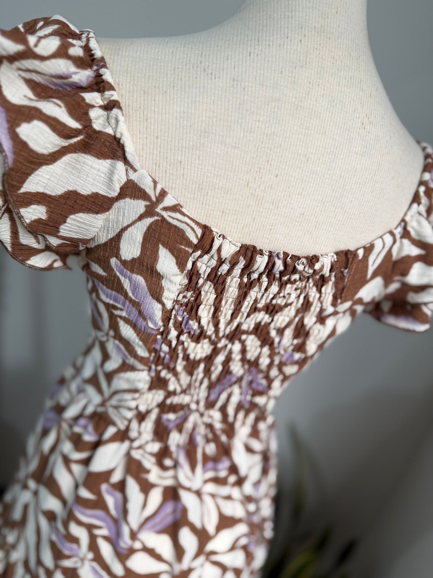 00510 MIDI Dress Alberta Café