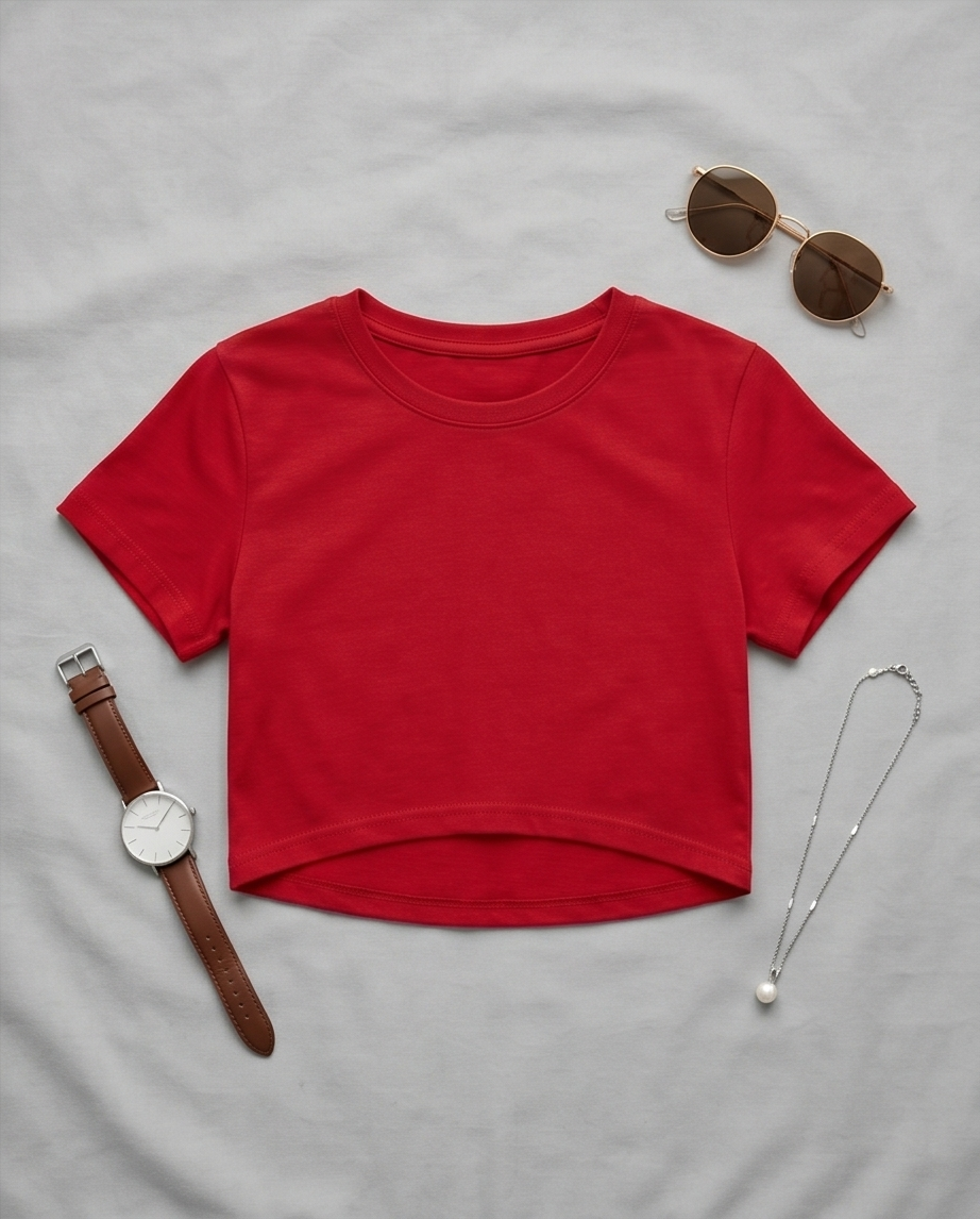 00585 Crop Top Angeline Rojo