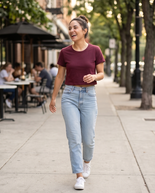 00585 Crop Top Angeline Vino