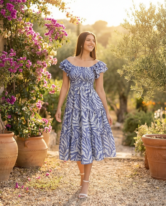 00510 MIDI Dress Alberta Celeste