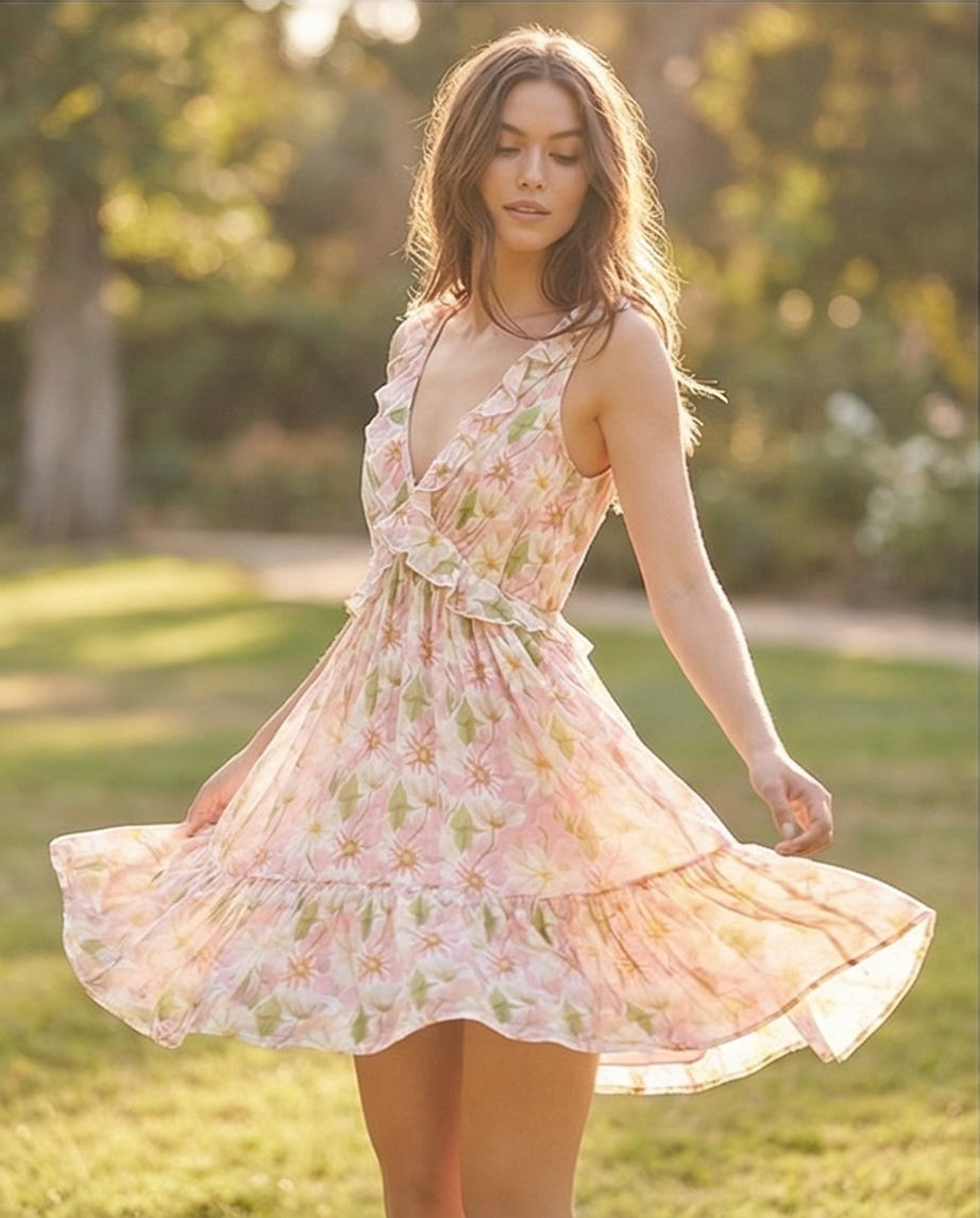 00010 Vestido Angelica Floral B