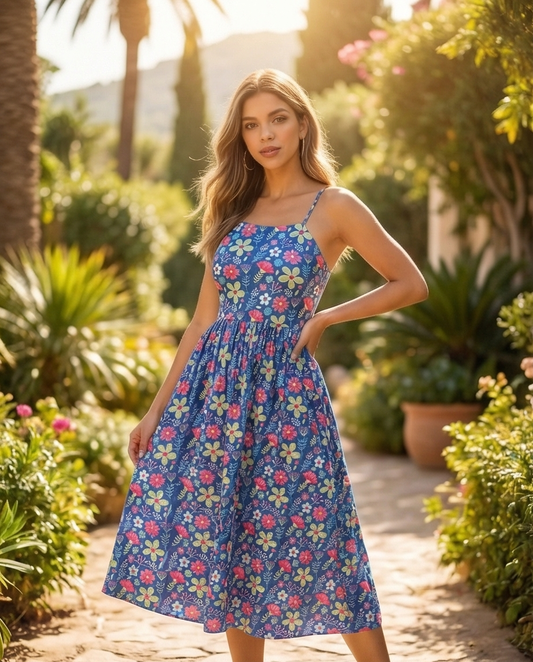 00800 Midi Vest Tirantes y Bolsas Laura