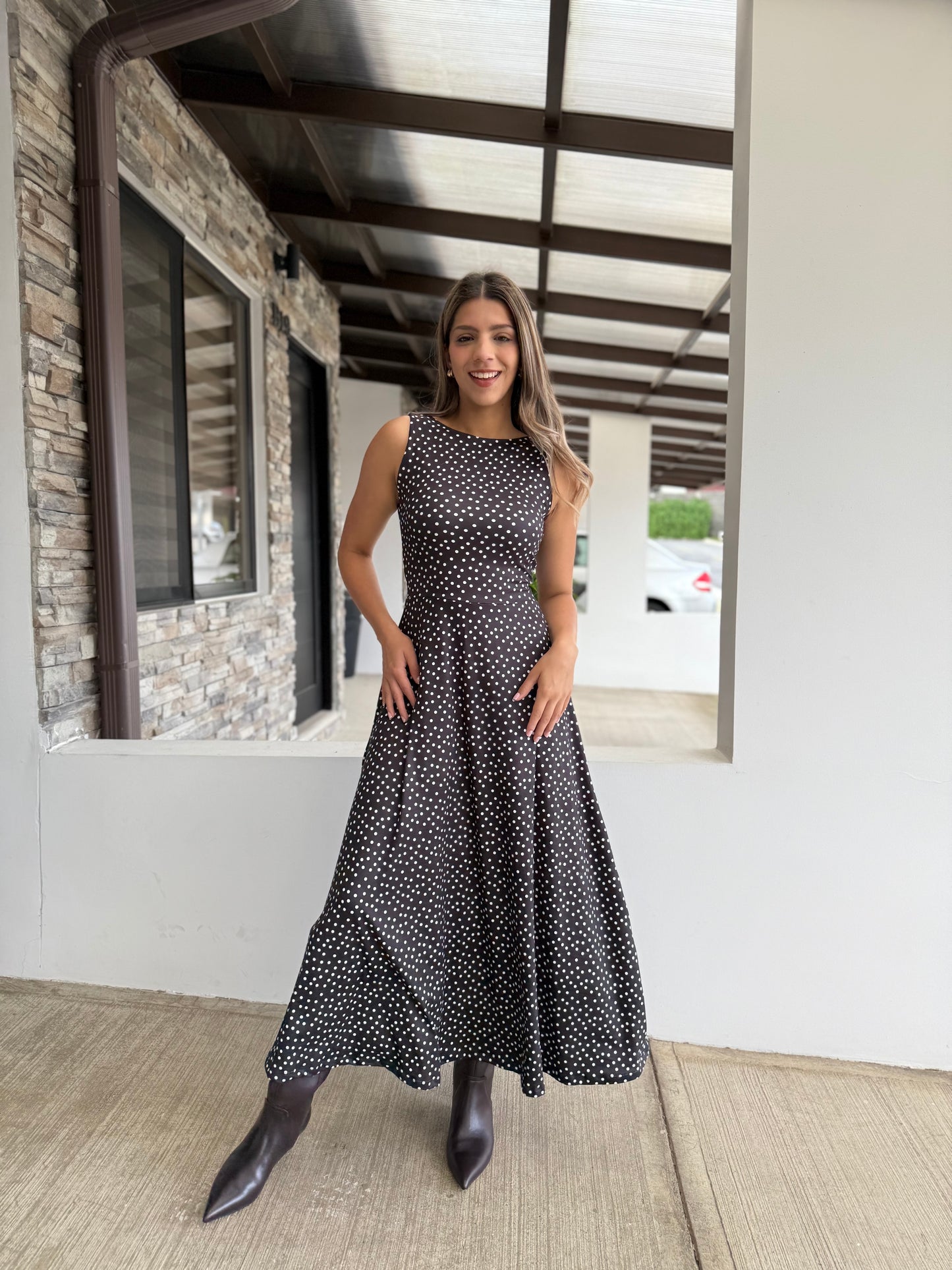 00511 Maxi Polka Dots Negro