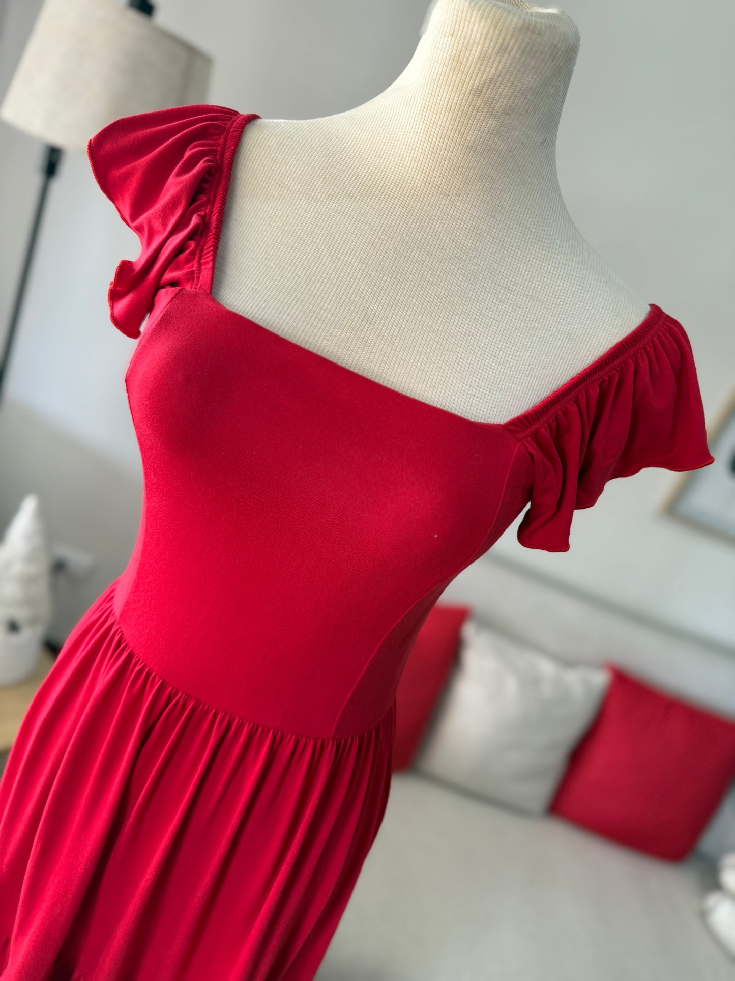 00106 Maxi Dress Rojo Eva