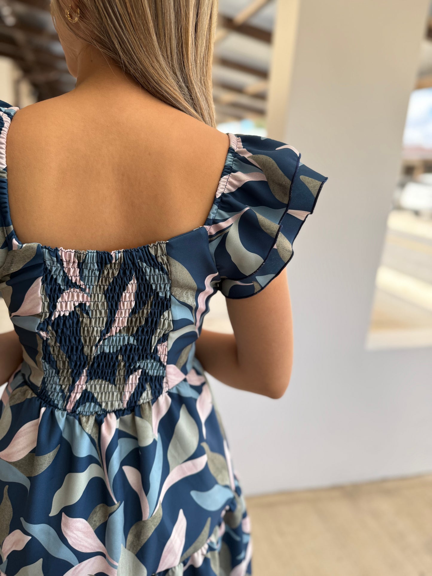 00510 MIDI Dress Alberta Azul