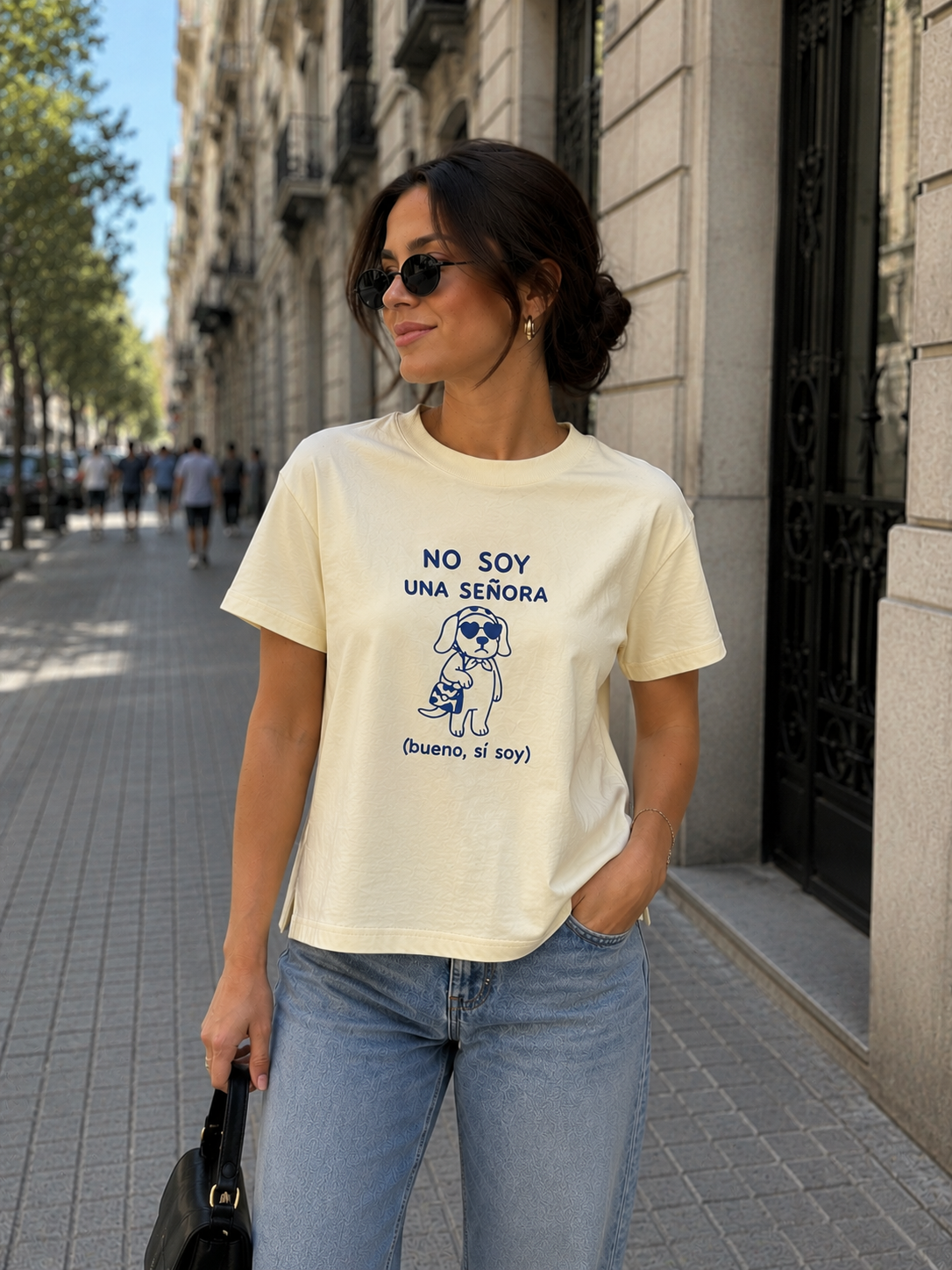 00563 Blusa No Soy Una Señora 🩷 ( tela gruesa )