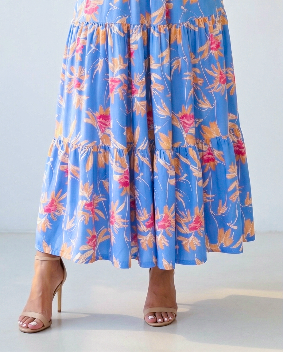 0038 Maxi Eva Floral Celeste
