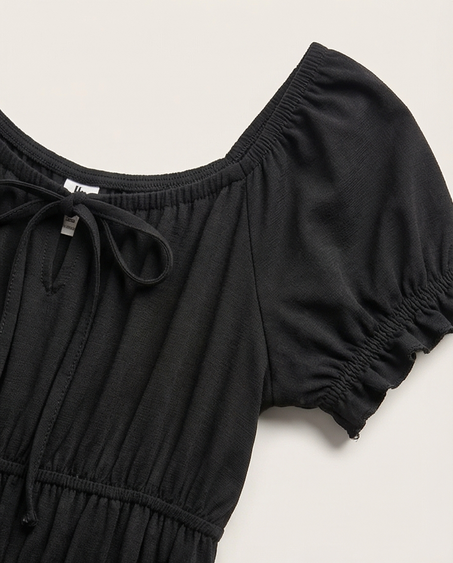 00015 Vestido Glenda Negro