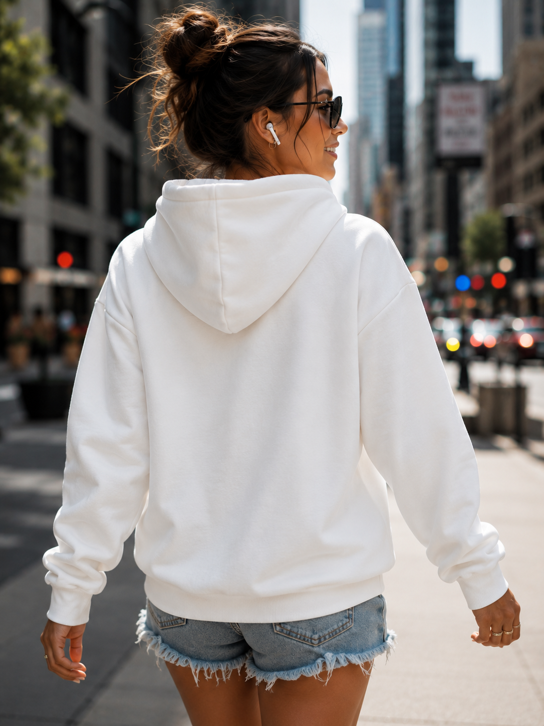 00579 Hoddie Inquieta Color Blanca